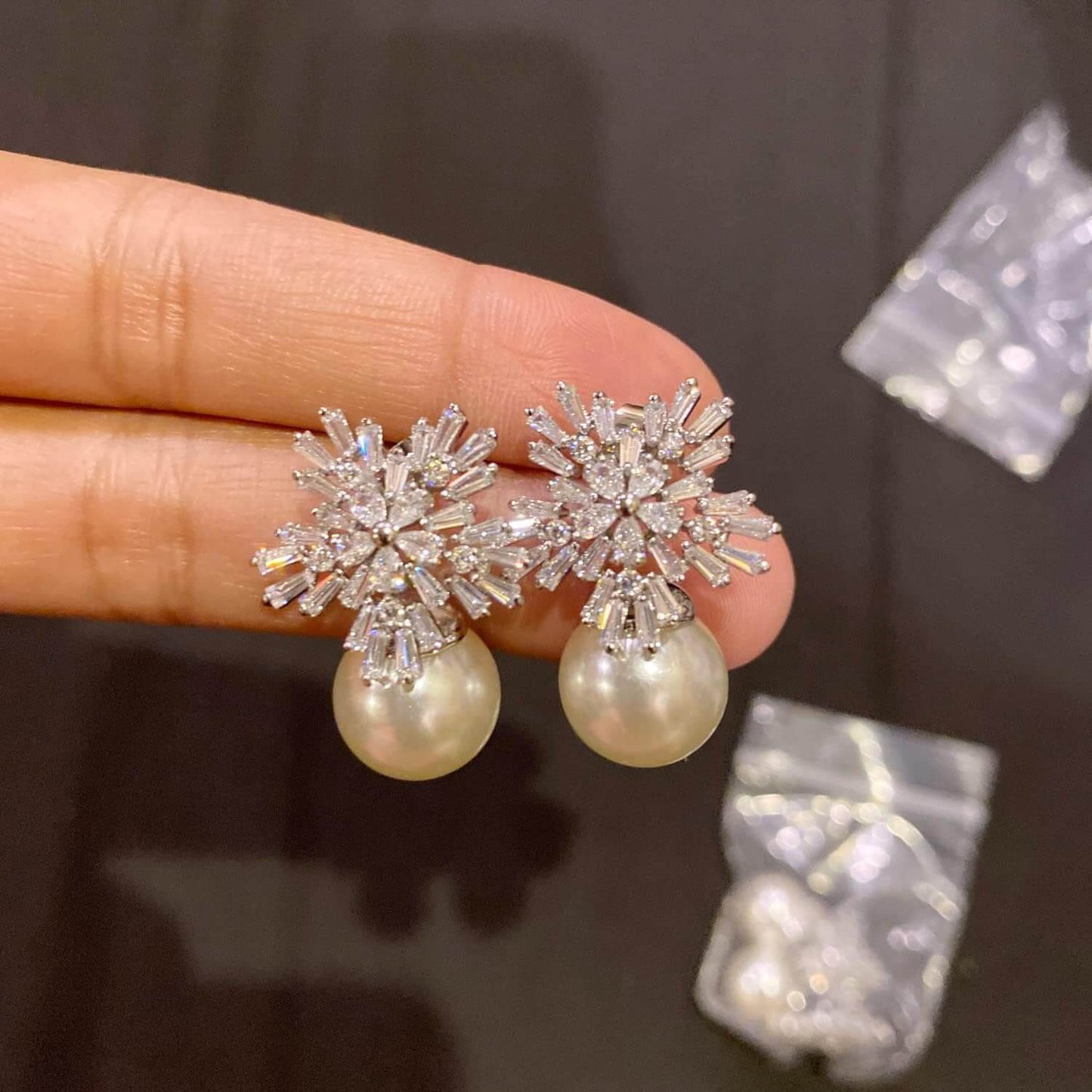 Boucles d'oreilles en perles de cristal Loopily™