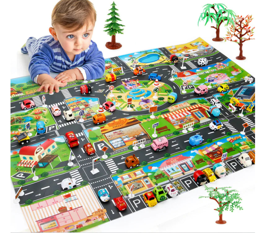 Loopily™ Tapis de Jeu Véhicules