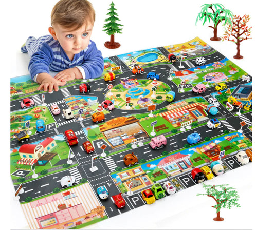 Loopily™ Tapis de Jeu Véhicules