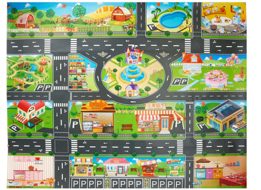 Loopily™ Tapis de Jeu Véhicules