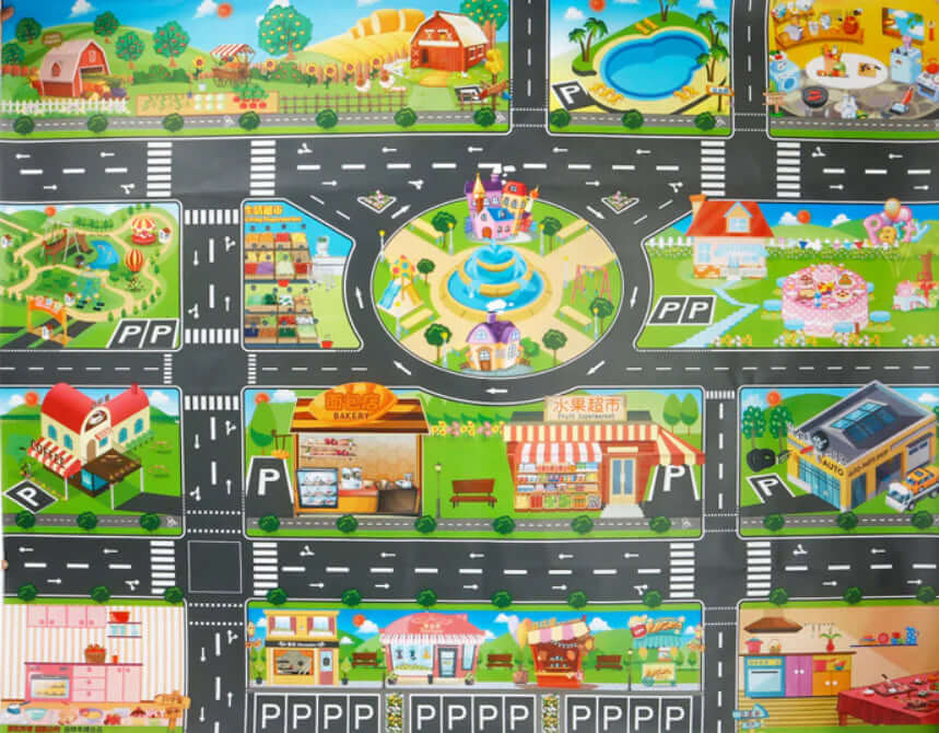 Loopily™ Tapis de Jeu Véhicules