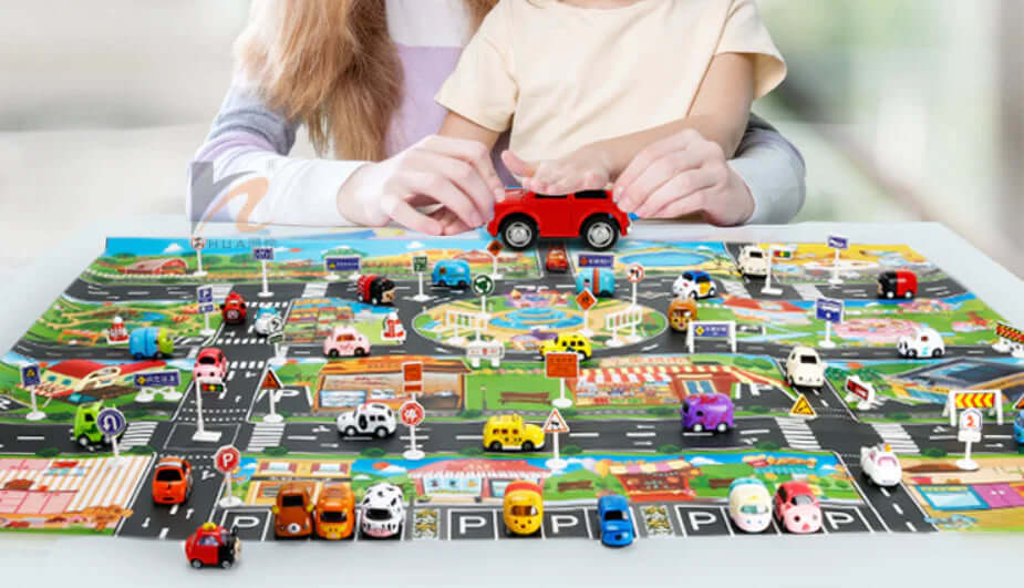 Loopily™ Tapis de Jeu Véhicules
