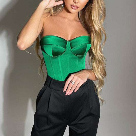 Haut tube slim couleur unie Loopily™