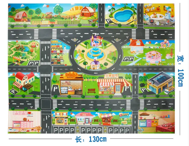 Loopily™ Tapis de Jeu Véhicules