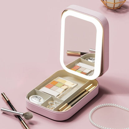 Boîte de rangement de maquillage Loopily™ avec LED